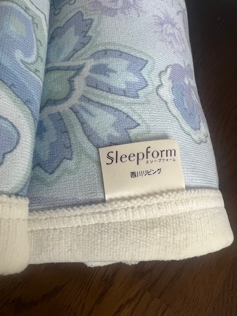 【西川リビング/Sleepform/スリープフォーム さらふわコットン/綿毛布 サックス】_画像3