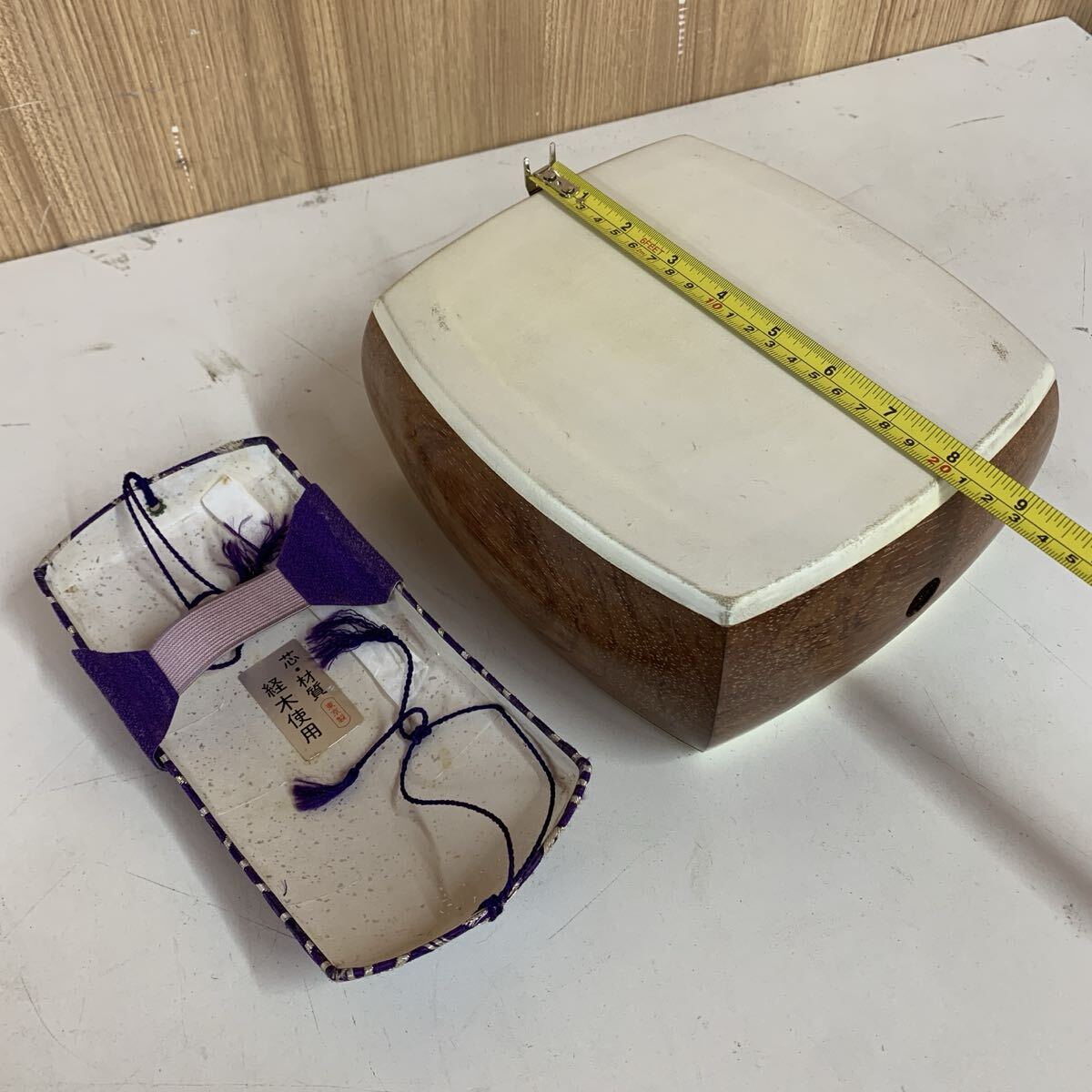 【Gt-10】 細棹丸打胴 三味線 和楽器 4845-143_画像6