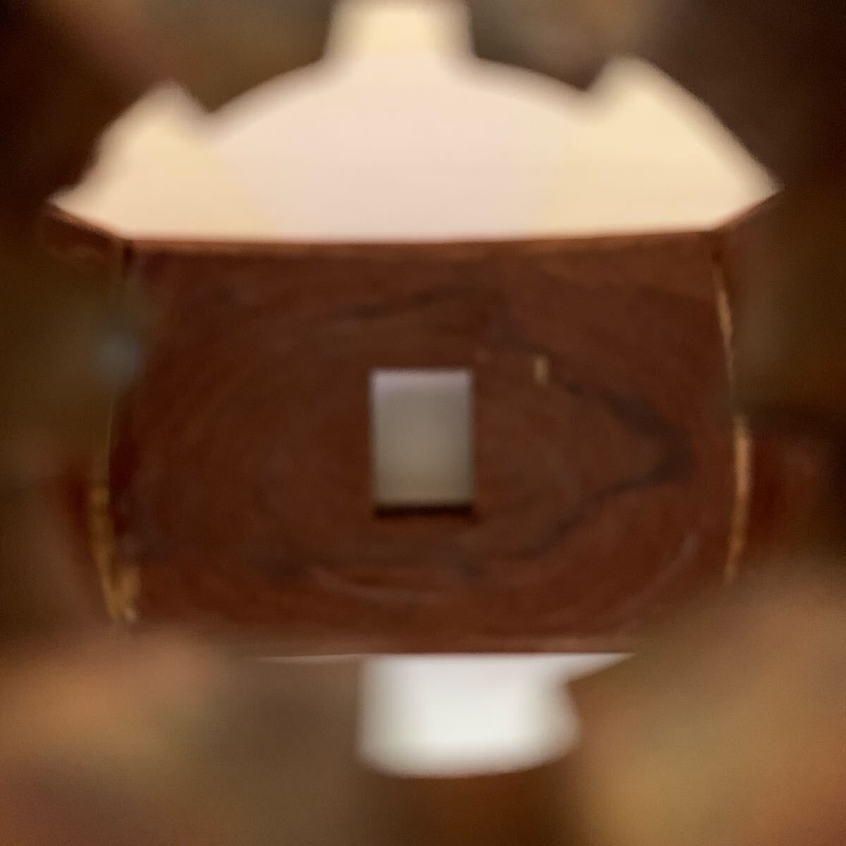 【B-0】 太棹 丸打胴 三味線 和楽器 東さわり 紅木？ 4841-24_画像9