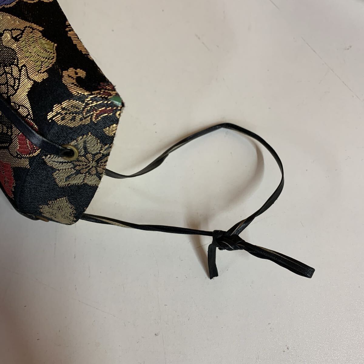 【B-0】 太棹 丸打胴 三味線 和楽器 東さわり 紅木？ 4841-24_画像10