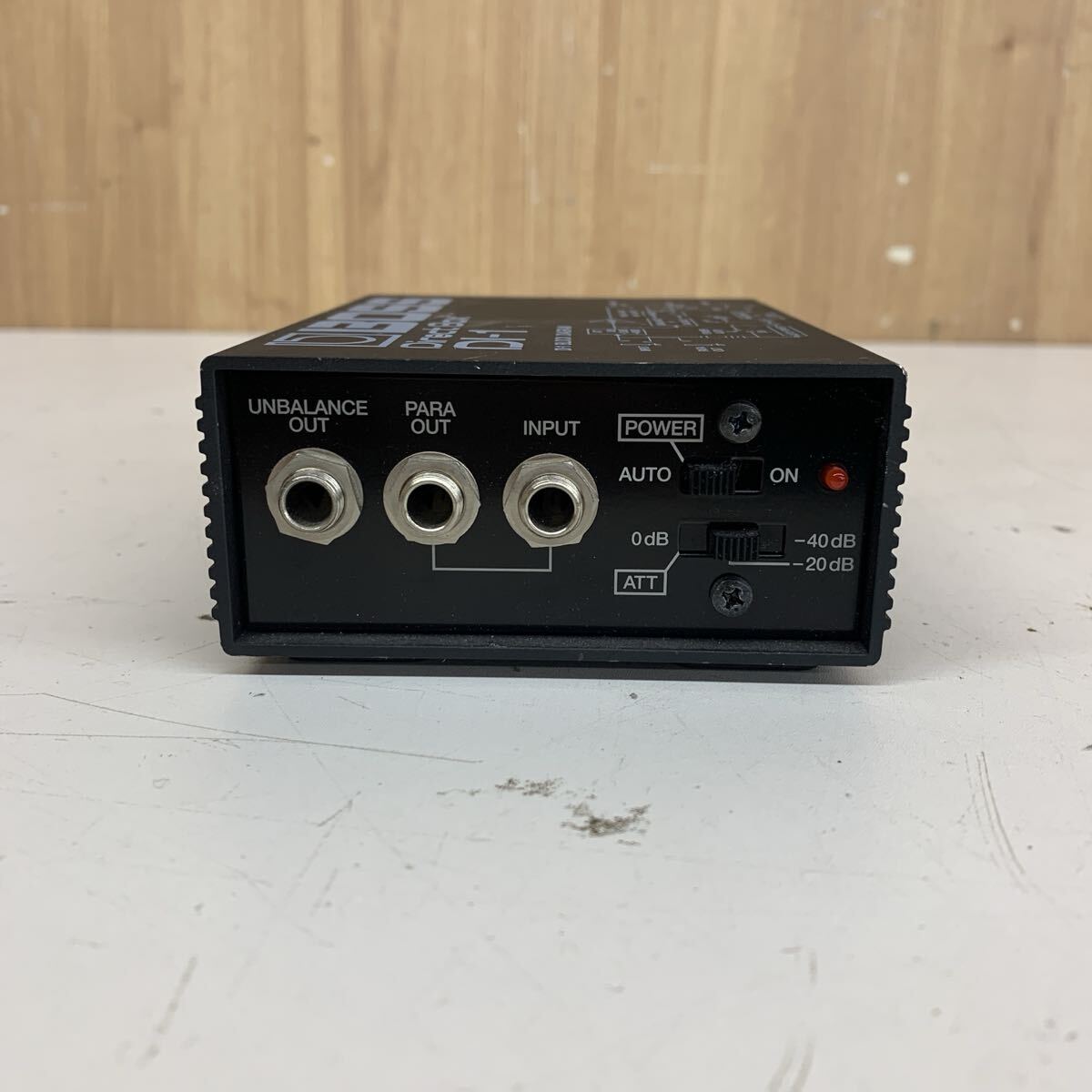 [A-1] Boss DI-1 DI источник питания лампа неисправность . звук возможно текущее состояние товар 4946-186