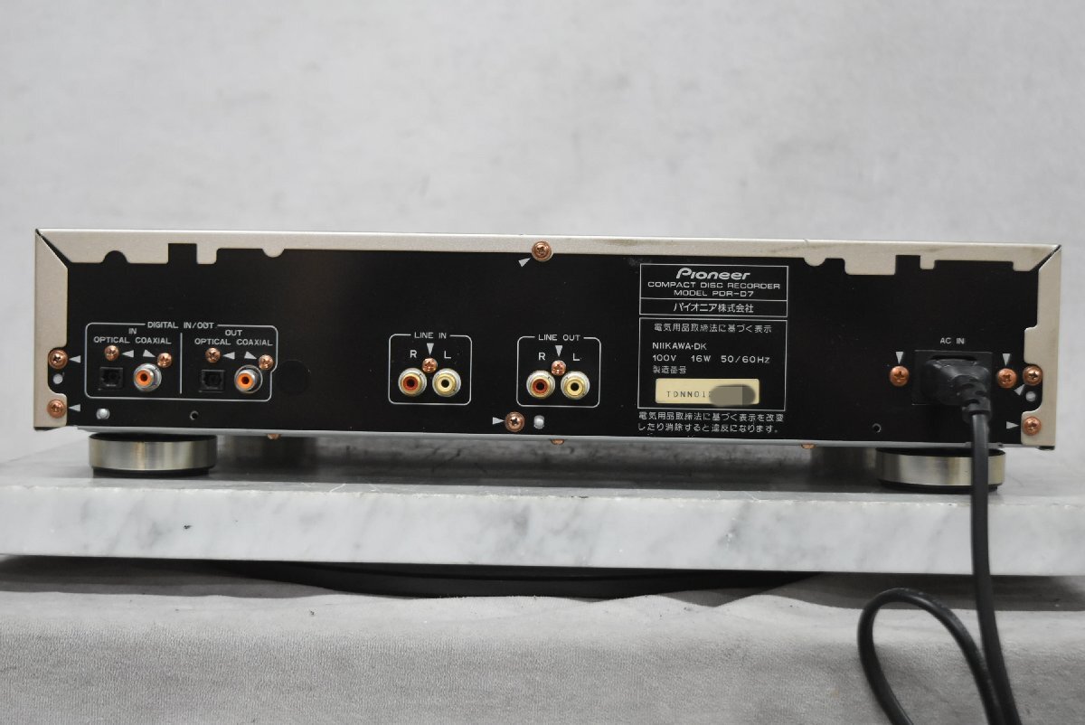 【C】Pioneer PDR-D7 CDレコーダー パイオニア 3075131_画像7