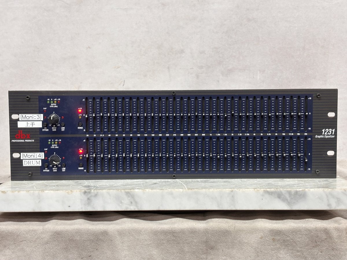 [G]dbx 1231① графика эквалайзер ti- Be X 032415