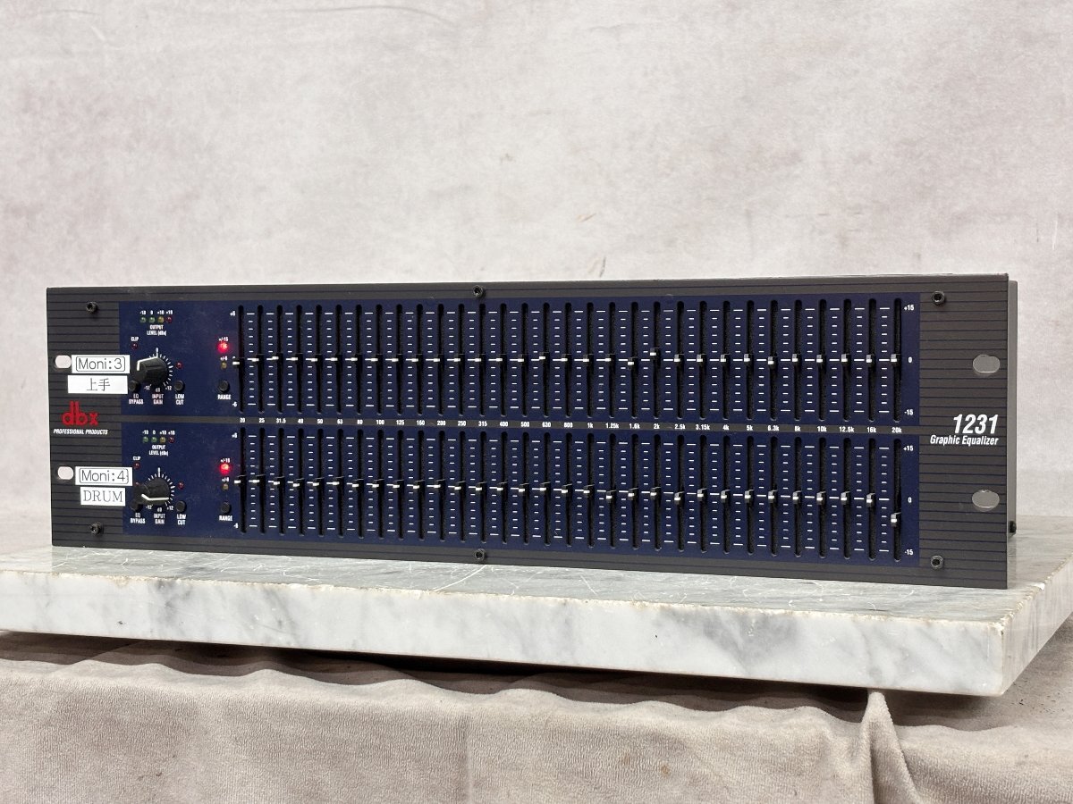 [G]dbx 1231① графика эквалайзер ti- Be X 032415