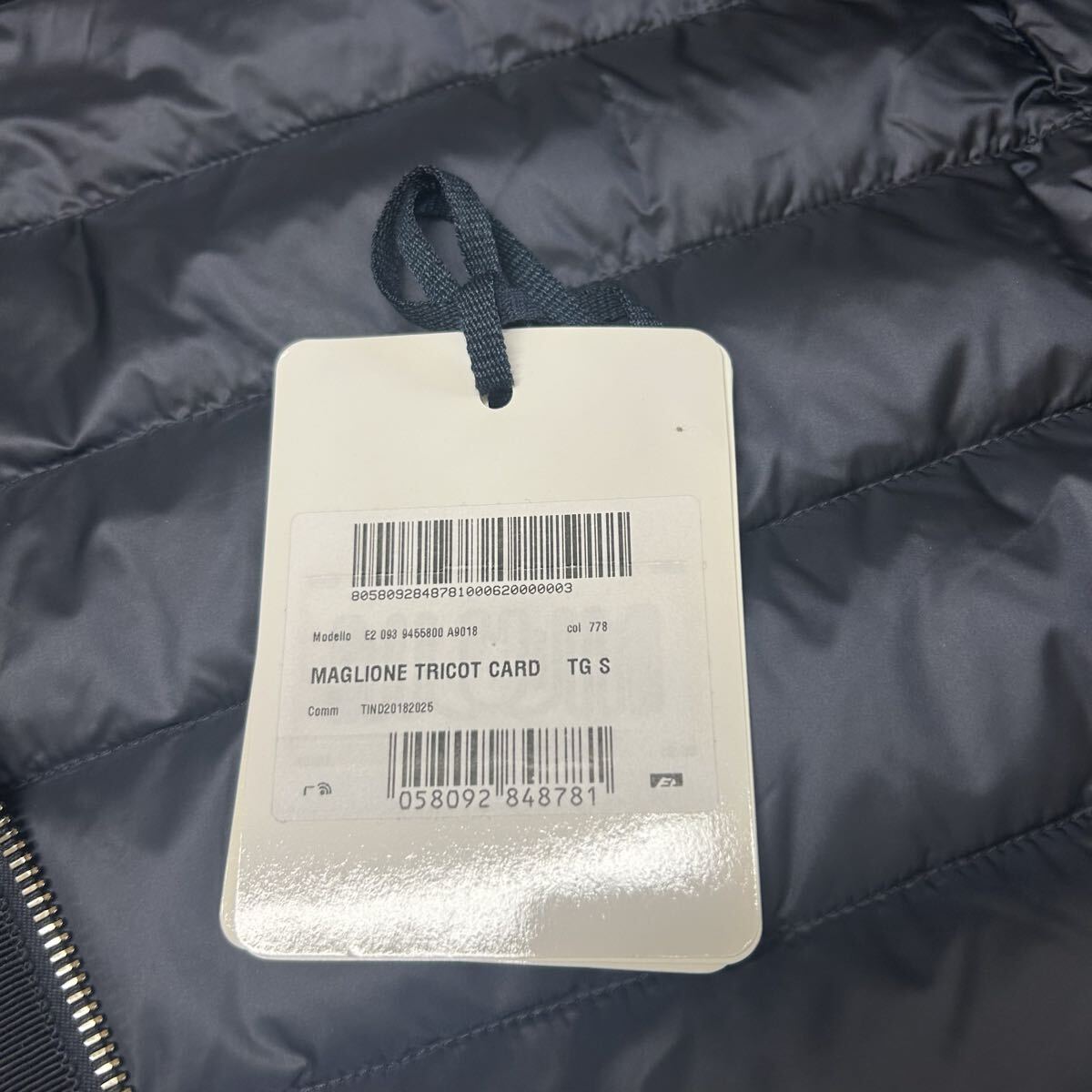 【タグ付き】【極美品】 MONCLER モンクレール ダウンジャケットニットネイビーS_画像10