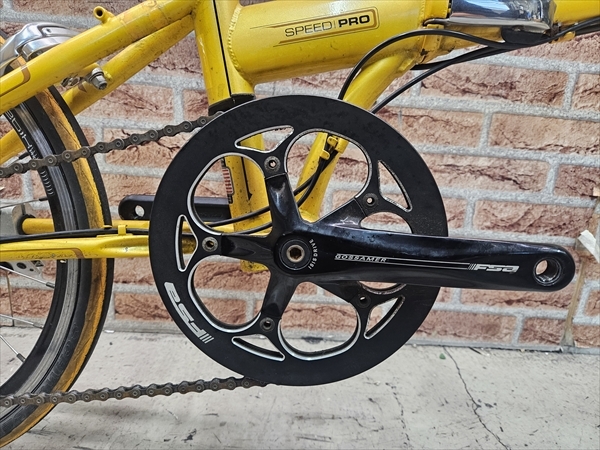 ◇ ■ DAHON SPEED PRO TT 2008頃 ULTEGRA TIAGRA SRAM 3×9s 27段変速 ダホン スピードプロ 20インチ 折り畳み自転車 T-1116_画像4