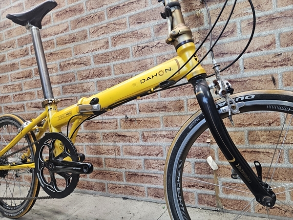 ◇ ■ DAHON SPEED PRO TT 2008頃 ULTEGRA TIAGRA SRAM 3×9s 27段変速 ダホン スピードプロ 20インチ 折り畳み自転車 T-1116_画像3