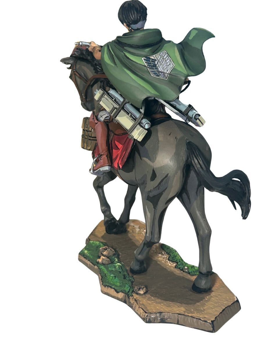 進撃の巨人 一番くじ リヴァイ フィギュア 騎馬　リペイント　二次元彩色　兵長_画像4