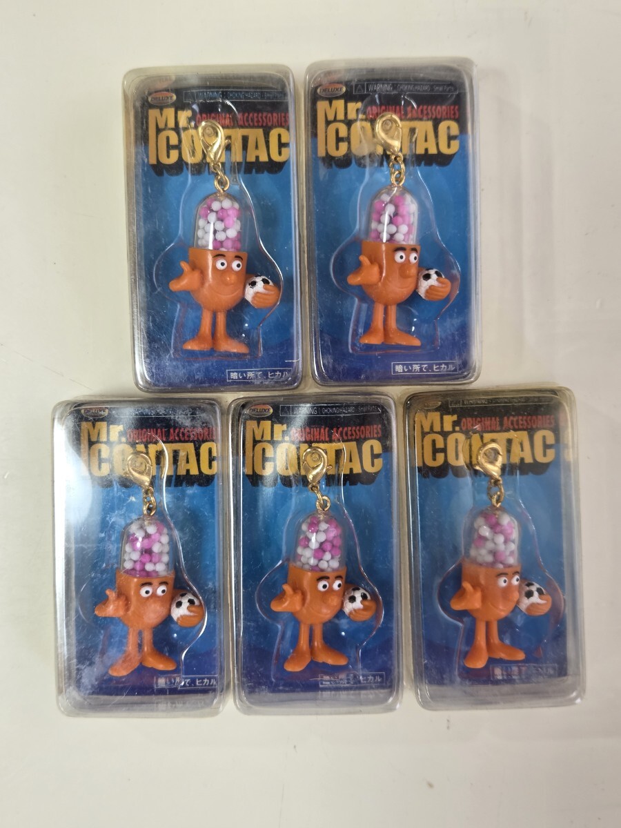 ★★ミスターコンタック　ストラップキーホルダー5個セット★★_画像1