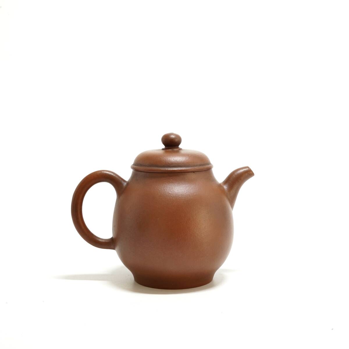 旧家蔵出 唐物 ［葛明昌造］煎茶道具 急須 紫砂朱泥 時代物 サイズ幅約11cm高さ約8.8cm_画像4