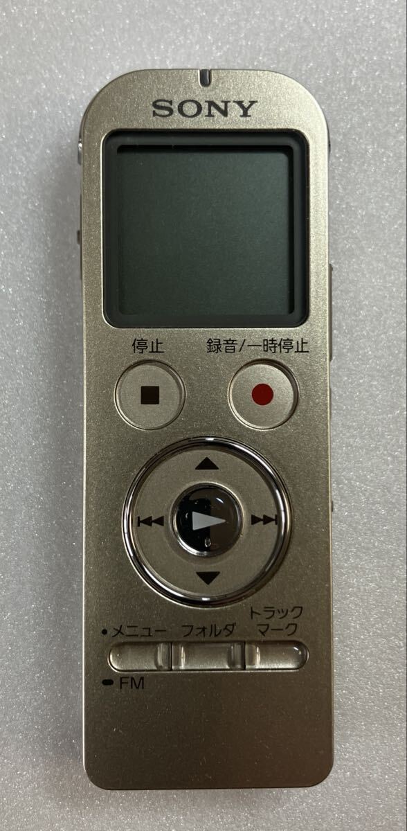 [1 иен старт ]SONY Sony стерео IC магнитофон FM тюнер есть 4GB серебряный ICD-UX533F диктофон [ работа проверка settled ]