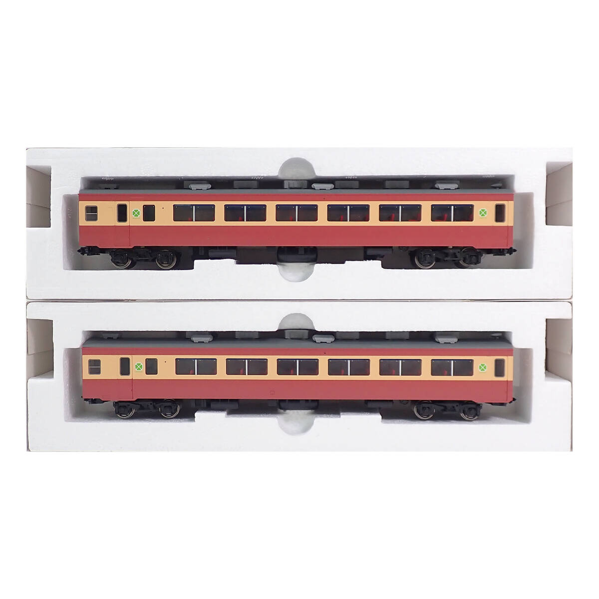 未使用 TOMIX 国鉄457系 HO-382(サロ455形 グリーン帯なし) 2両セット 1:80 16.5mm HOゲージ_画像4