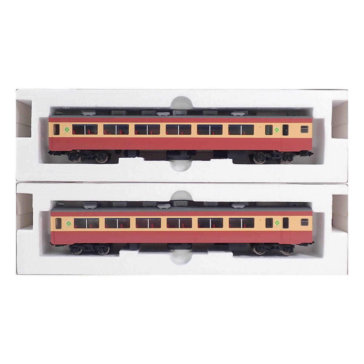 未使用 TOMIX 国鉄457系 HO-382(サロ455形 グリーン帯なし) 2両セット 1:80 16.5mm HOゲージ_画像5