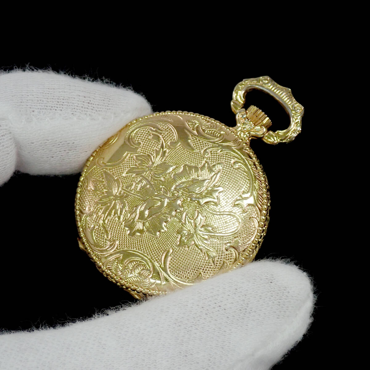 べトラッシュ EB8800 手巻き 懐中時計 ゴールド SIGNET文字盤 点検動作品 Ebauches Bettlach EB 8800_画像2