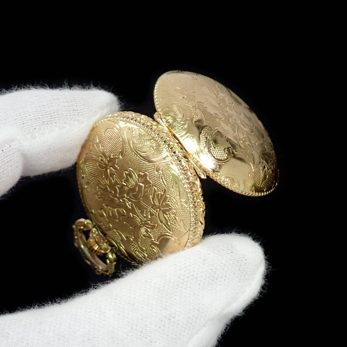 べトラッシュ EB8800 手巻き 懐中時計 ゴールド SIGNET文字盤 点検動作品 Ebauches Bettlach EB 8800_画像7