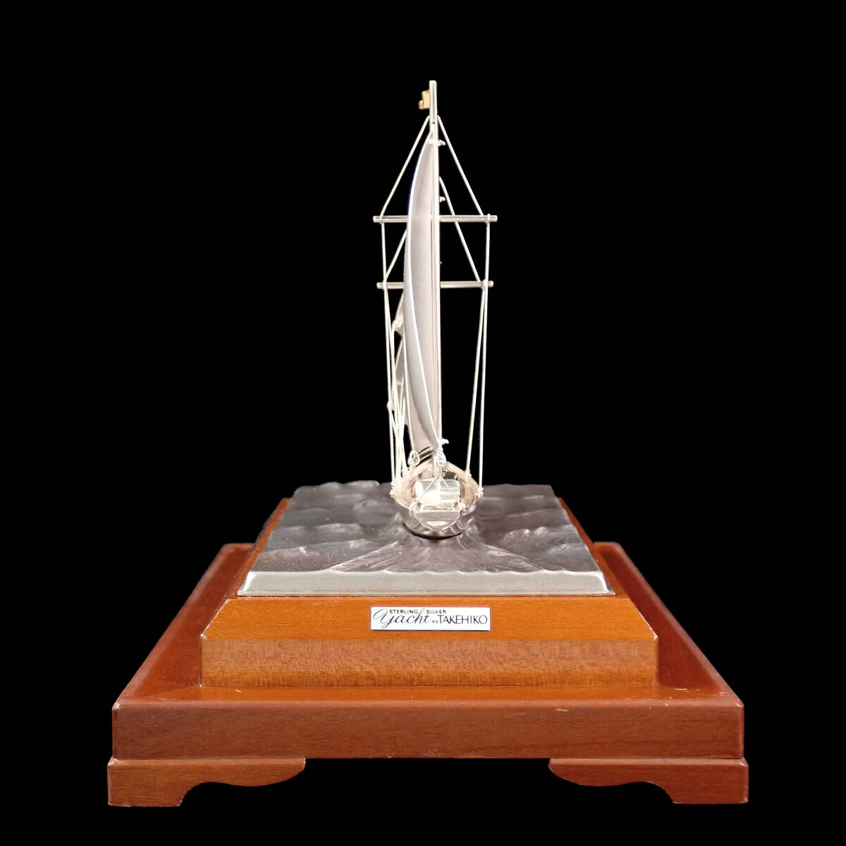 TAKEHIKO SILVER985 銀製 ヨット6号(スクーナー） スロープケース_画像6