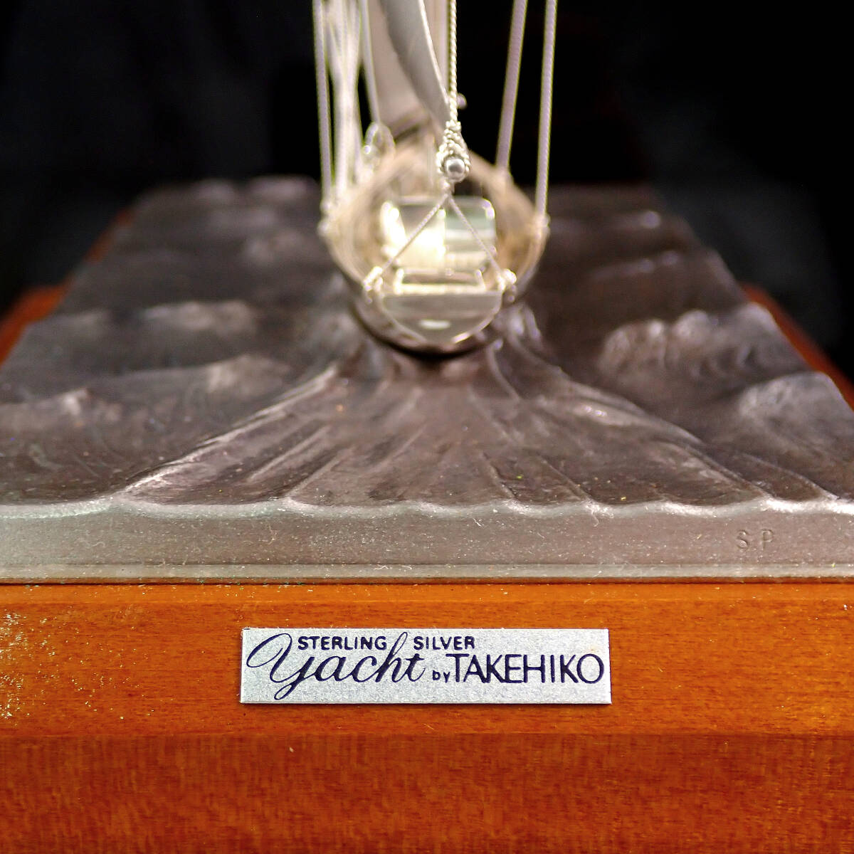 TAKEHIKO SILVER985 銀製 ヨット6号(スクーナー） スロープケース_画像7