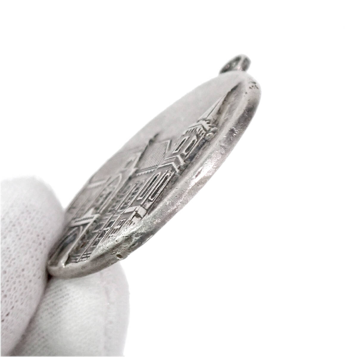 純銀 2000年 慶應連合三田会大会 記念品 22.8g 当時物_画像4