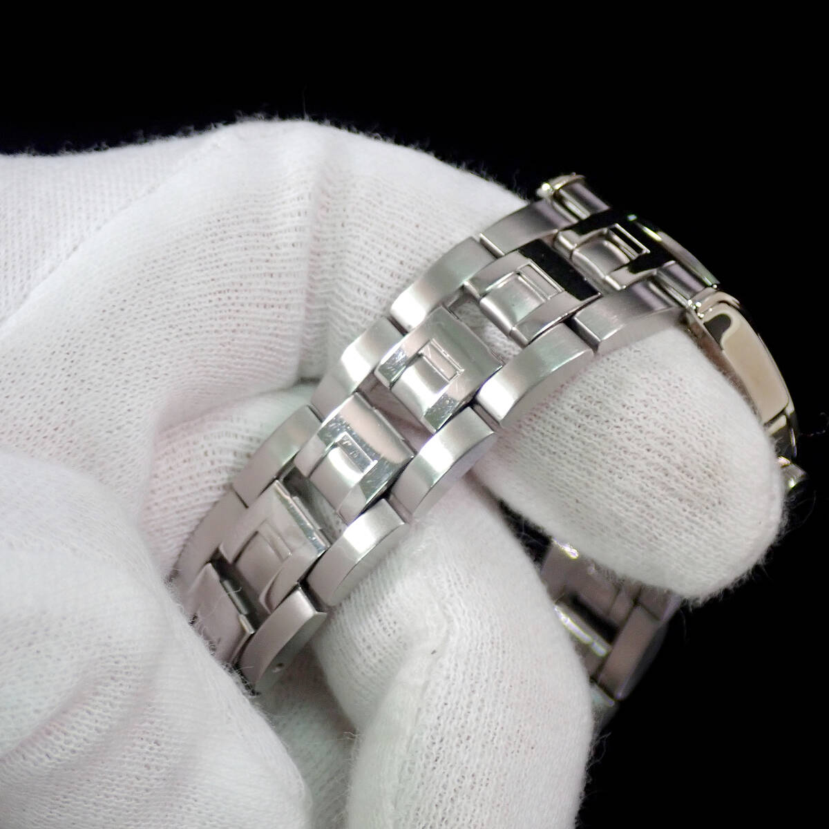 レノマ デイデイト ステンレス／ホワイト文字盤 点検動作品 renoma 6329-H13861 _画像8