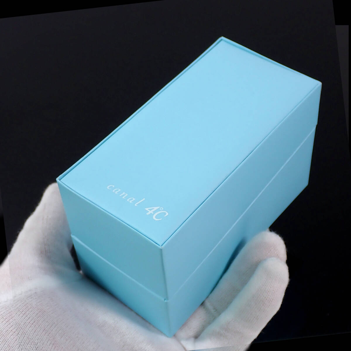 カナル 4℃ バースデーウォッチ 1月(ガーネット)誕生石 シェル文字盤 Canal 4℃ 151845114001 点検動作品 _画像10