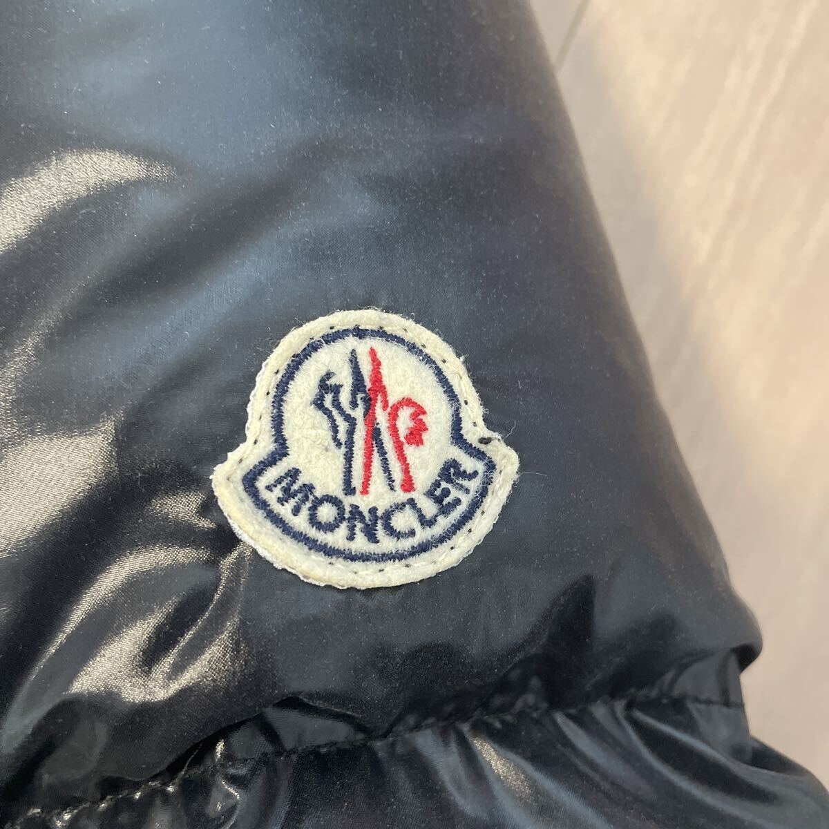 極美品 ダウンジャケット モンクレール 青タグ 黒タグ MONCLER シャイニーブラック 黒 ベニス エベレスト マヤ_画像2