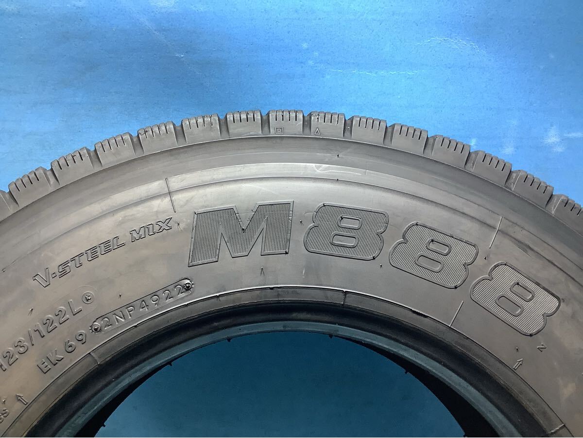 225/80R17.5 123/122L 2022年製　　 ブリヂストン M888 トラックタイヤ　 ミックスタイヤ V-STEEL MIX_画像6