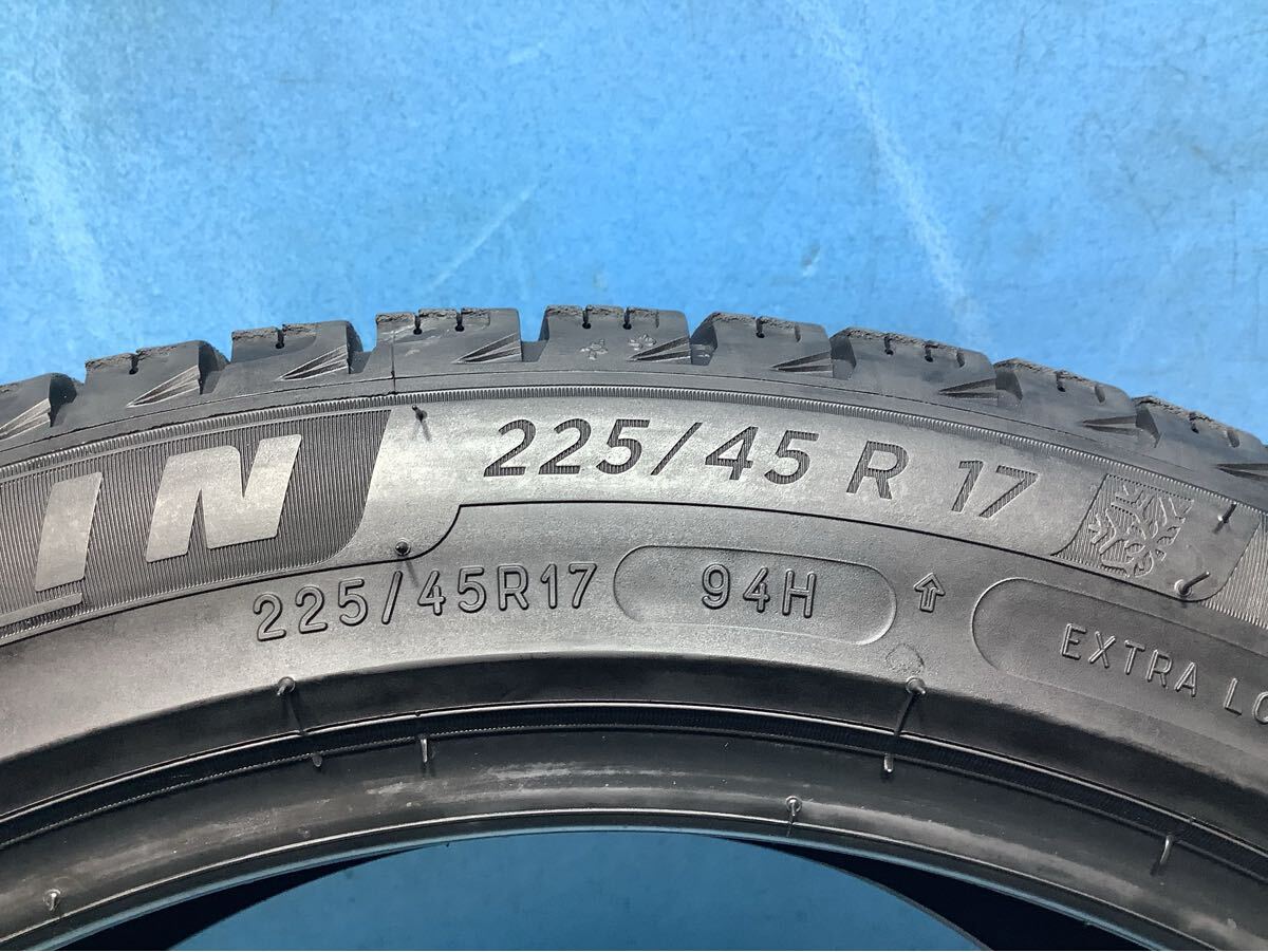225/45R17 ミシュラン X-ICE 3+ スタッドレス　　225/45/17 中古タイヤ４本　　_画像6