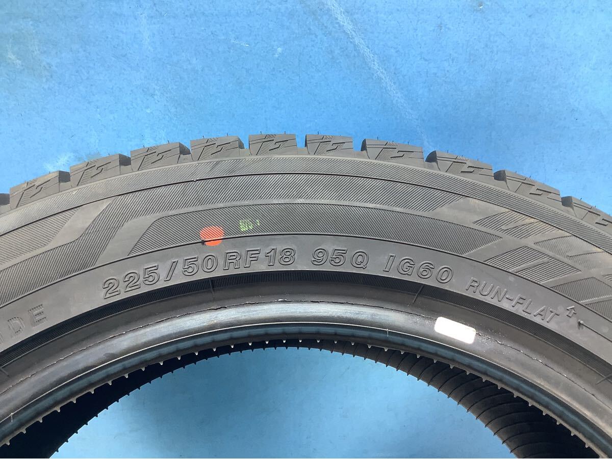 225/50/18 22年 ヨコハマ ICE GUARD IG60 ZPS 未使用タイヤ4本 スタッドレスタイヤ ランフラット 225/50R18_画像6