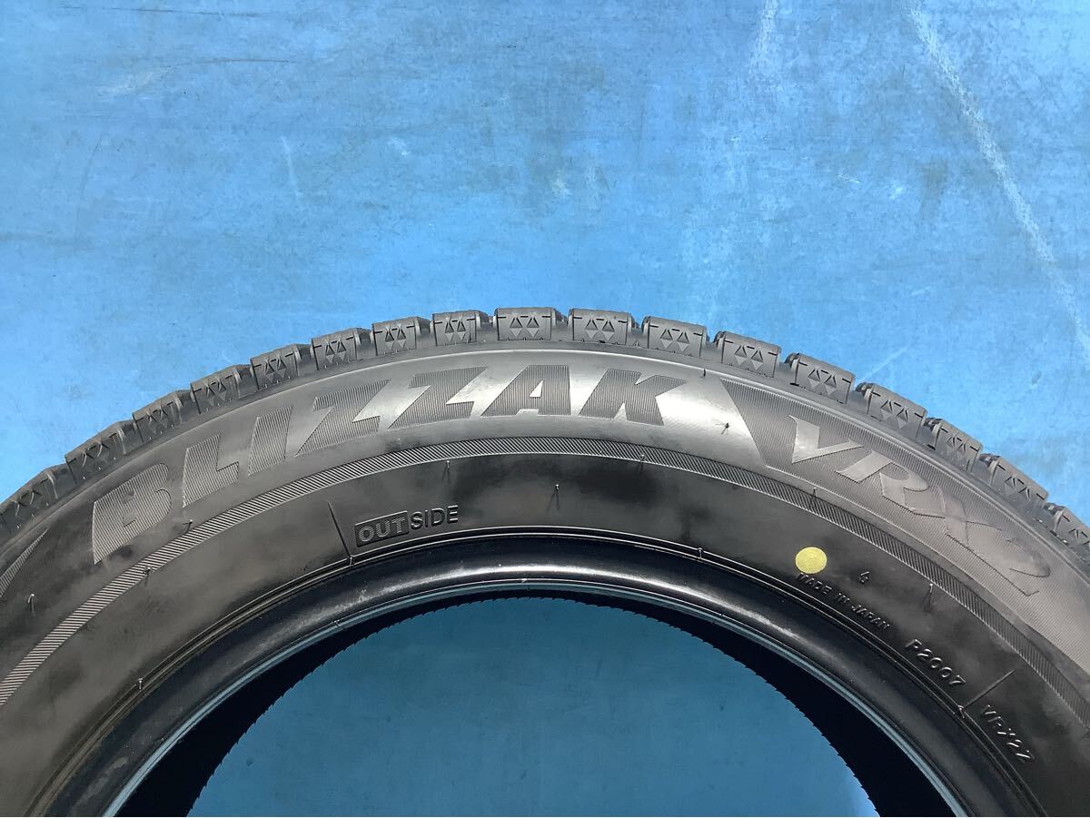 195/65R16 2022年製 BRIDGESTONE BLIZZAK VRX2 中古タイヤ4本 195/65/16 スタットレスタイヤ ブリヂストン_画像8