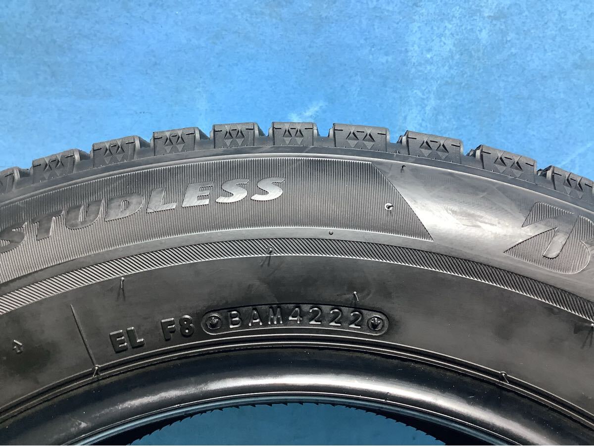 195/65R16 2022年製 BRIDGESTONE BLIZZAK VRX2 中古タイヤ4本 195/65/16 スタットレスタイヤ ブリヂストン_画像9