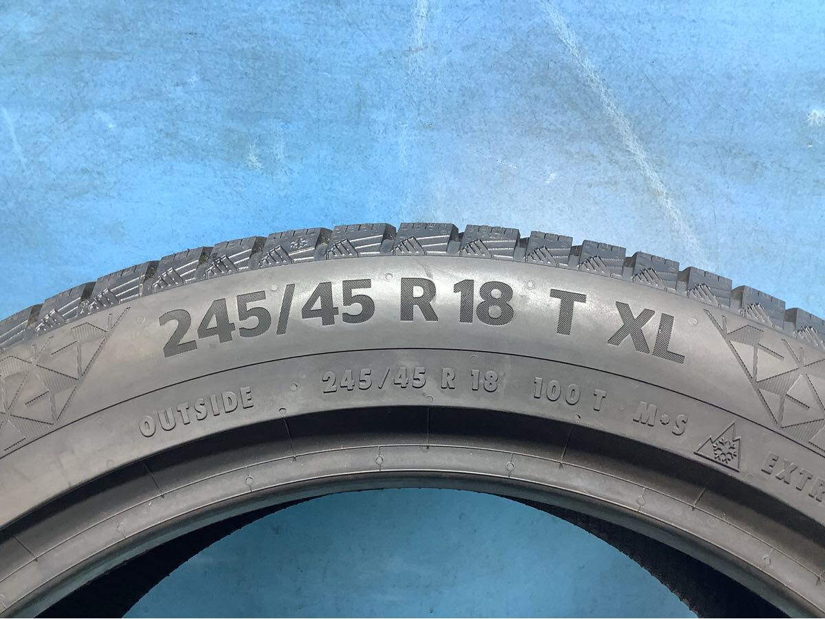 245/45R18 2023年製　　　 コンチネンタル　NORTH CONTACT NC6 未使用タイヤ４本　　スタッドレスタイヤ　245/45/18_画像6