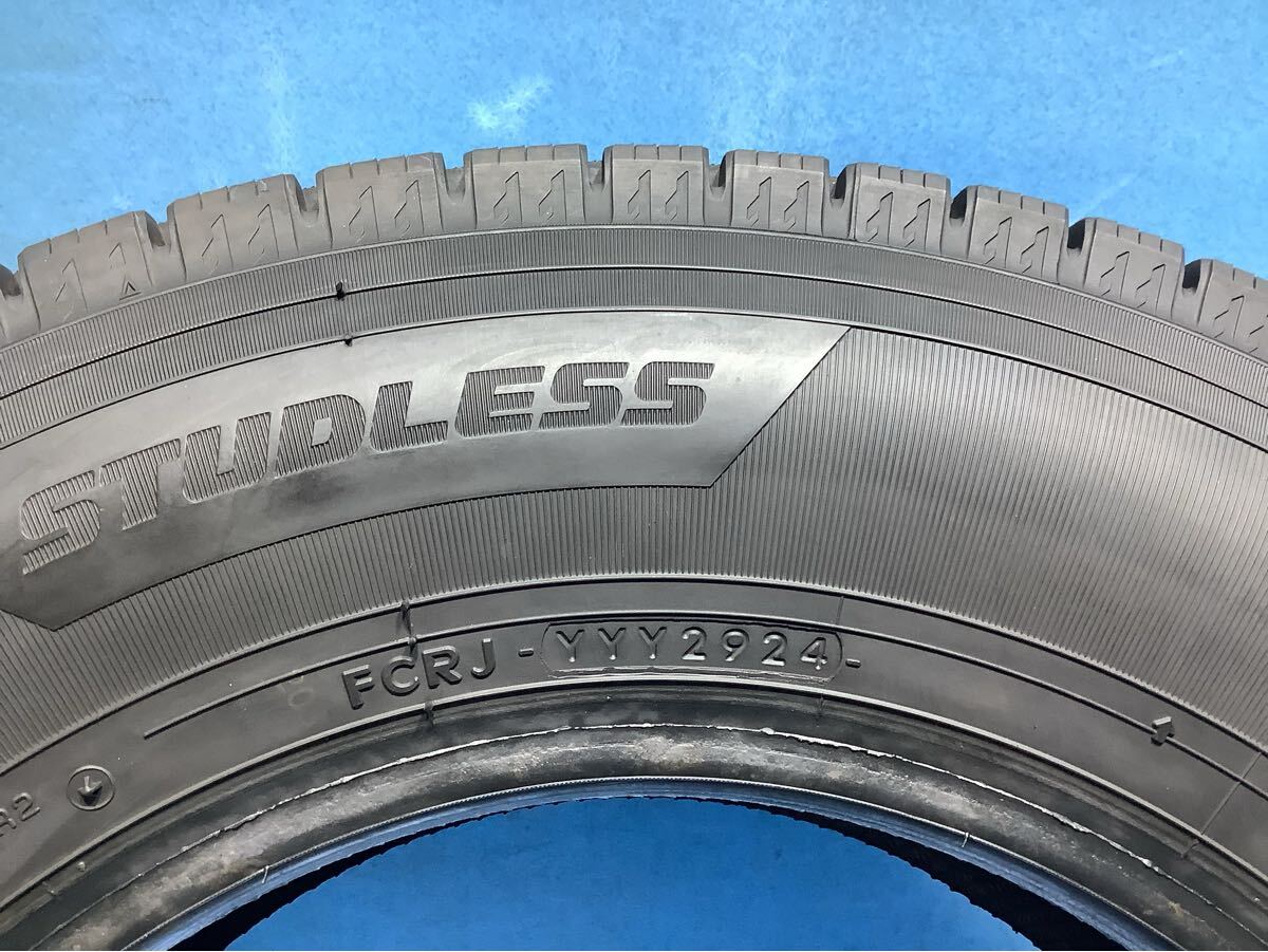 175/80R14 99/98N LT 2024年製 ヨコハマ ICEGUARD IG91 スタッドレスタイヤ 175/80/14 中古タイヤ2本_画像6