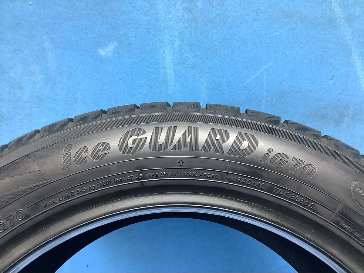 195/55R16 2021年製 ヨコハマ ICE GUARD IG70 スタッドレスタイヤ 195/55/16 中古タイヤ2本 _画像6