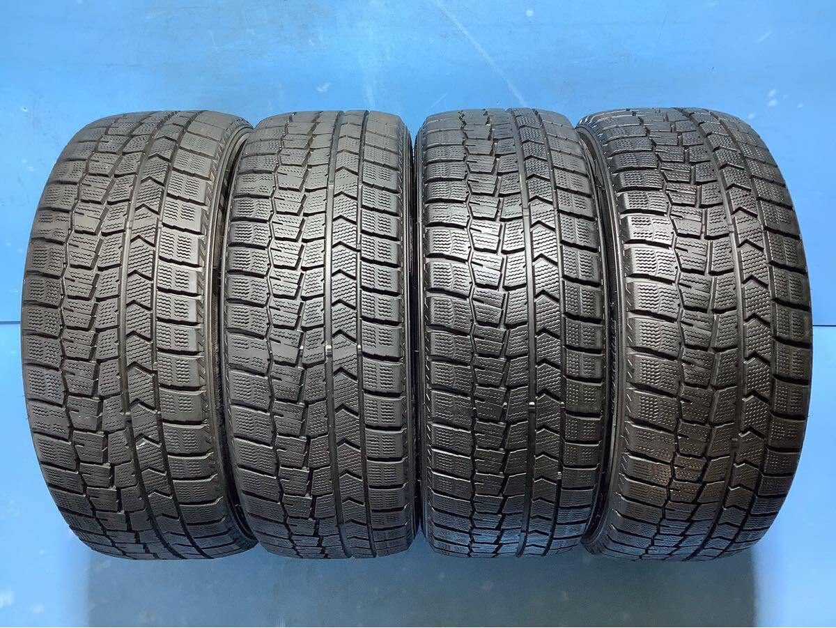 215/45R17 2019年製　 ダンロップ WINTERMAXX WM02 スタッドレスタイヤ　　215/45/17 中古タイヤ４本　 冬タイヤ_画像1