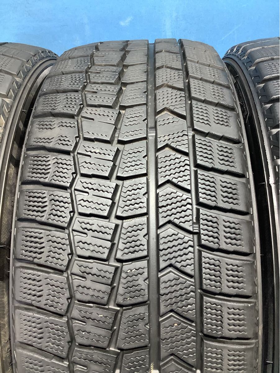215/45R17 2019年製　 ダンロップ WINTERMAXX WM02 スタッドレスタイヤ　　215/45/17 中古タイヤ４本　 冬タイヤ_画像3
