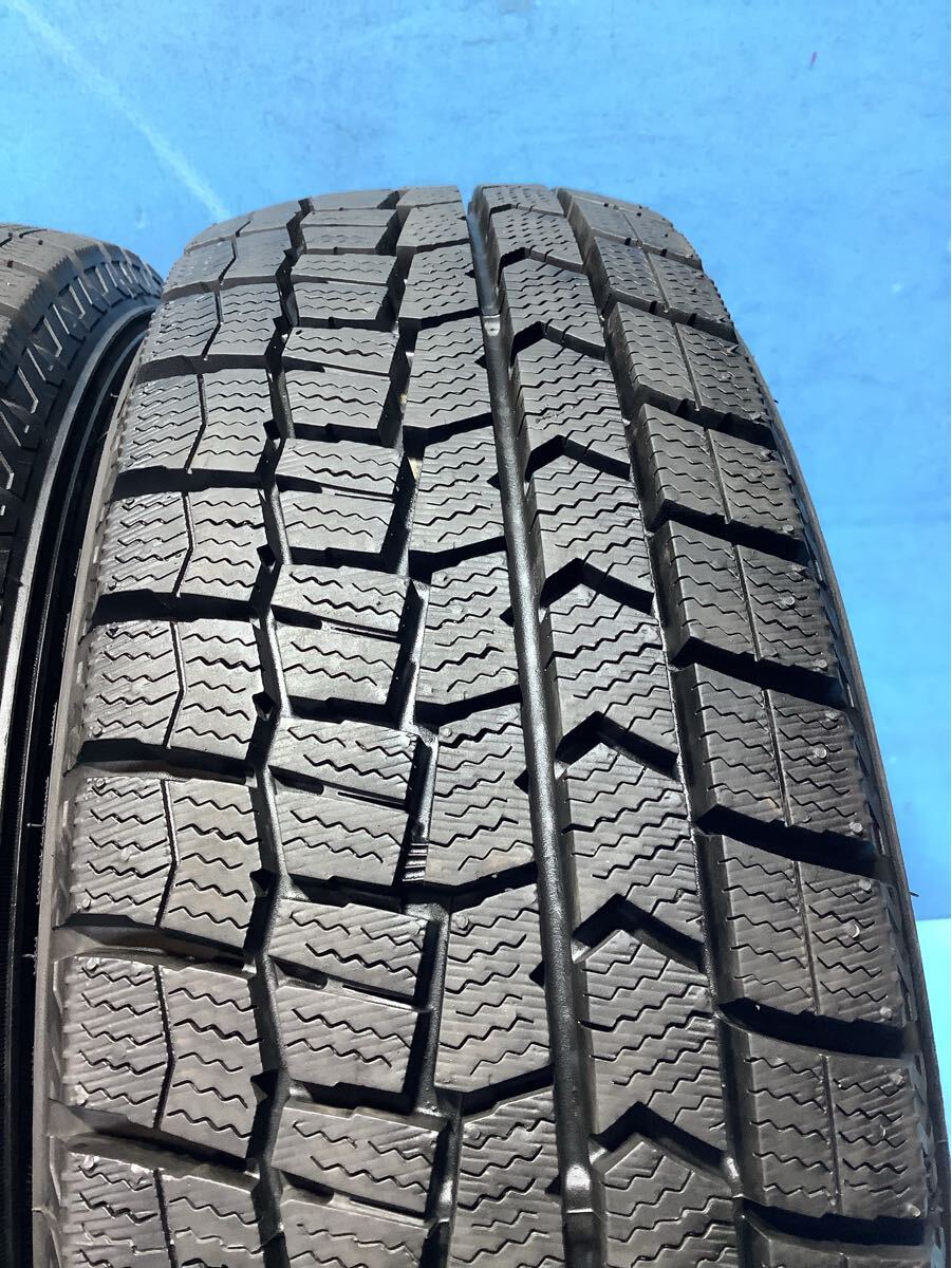 165/65R14 2024年製 ダンロップ WINTERMAXX WM02 スタッドレスタイヤ 165/65/14 冬タイヤ 中古タイヤ4本_画像5