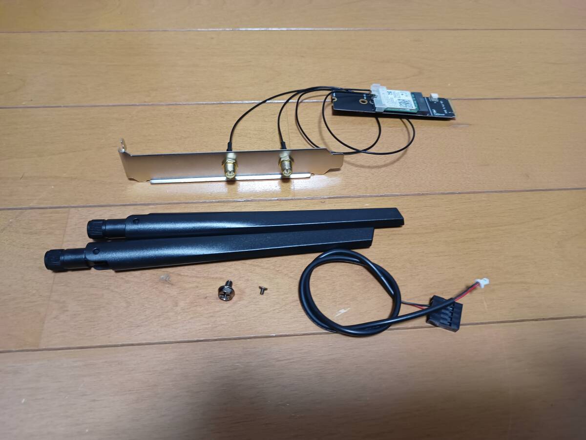 Intel インテル ax210NGW搭載 M.2接続 無線LAN Wi-Fi 6E Bluetooth5.3 ネットワークカード_画像1