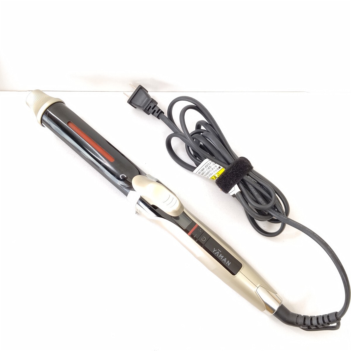 ヤーマン スムースアイロンフォトイオン カール 32mm ヘア コテ 美容家電_画像1