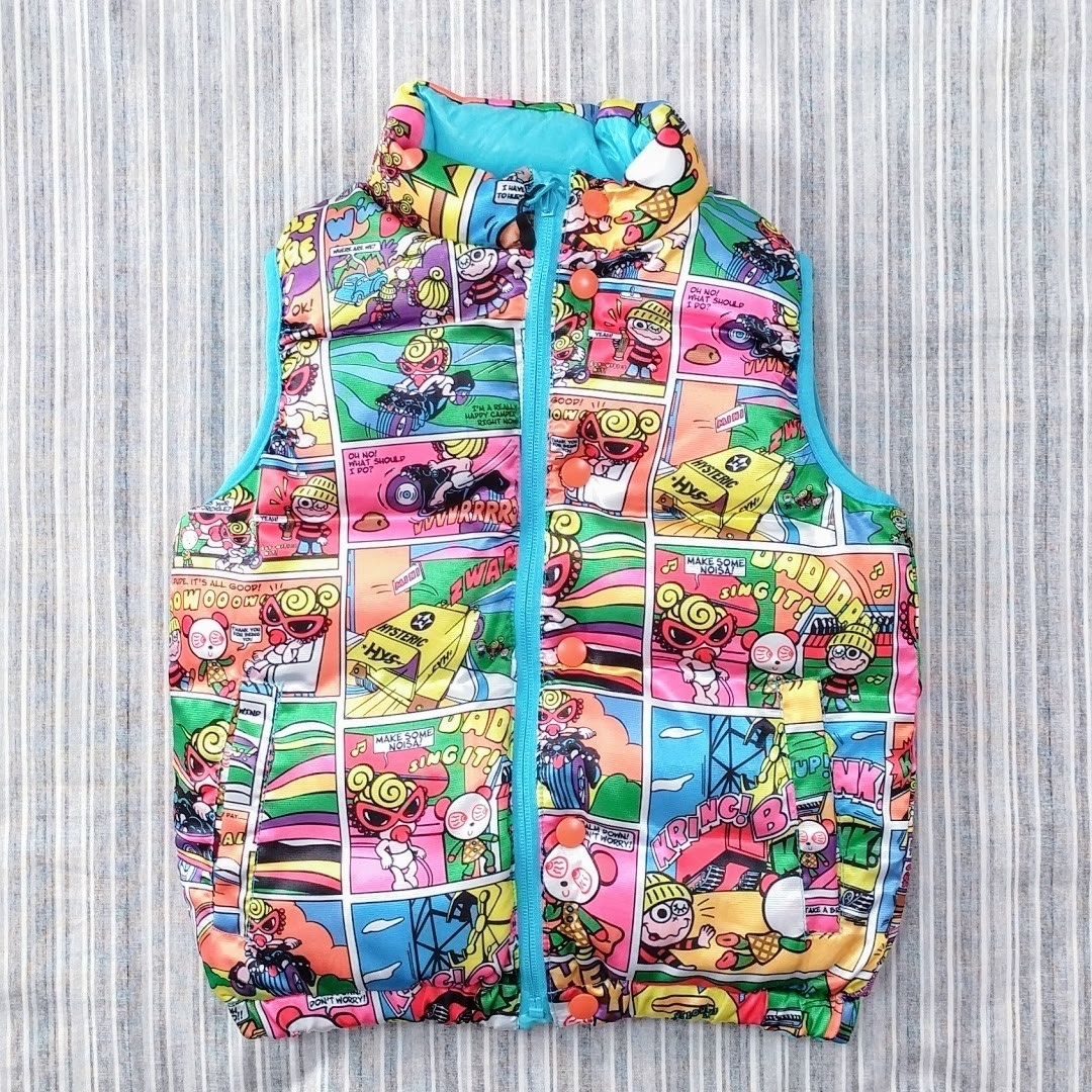 ★極美品★ヒステリックミニ＊リバーシブル＊ダウンベスト＊110cm_画像5
