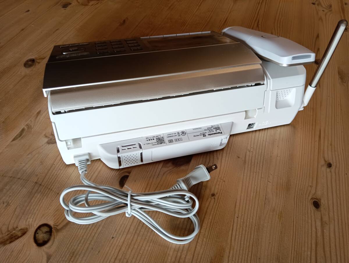 パナソニック 見てから印刷 FAX電話機 親機用受話器コードレスタイプ ※子機はありません Panasonic KX-PD750-Nシャンパンゴールド_画像3