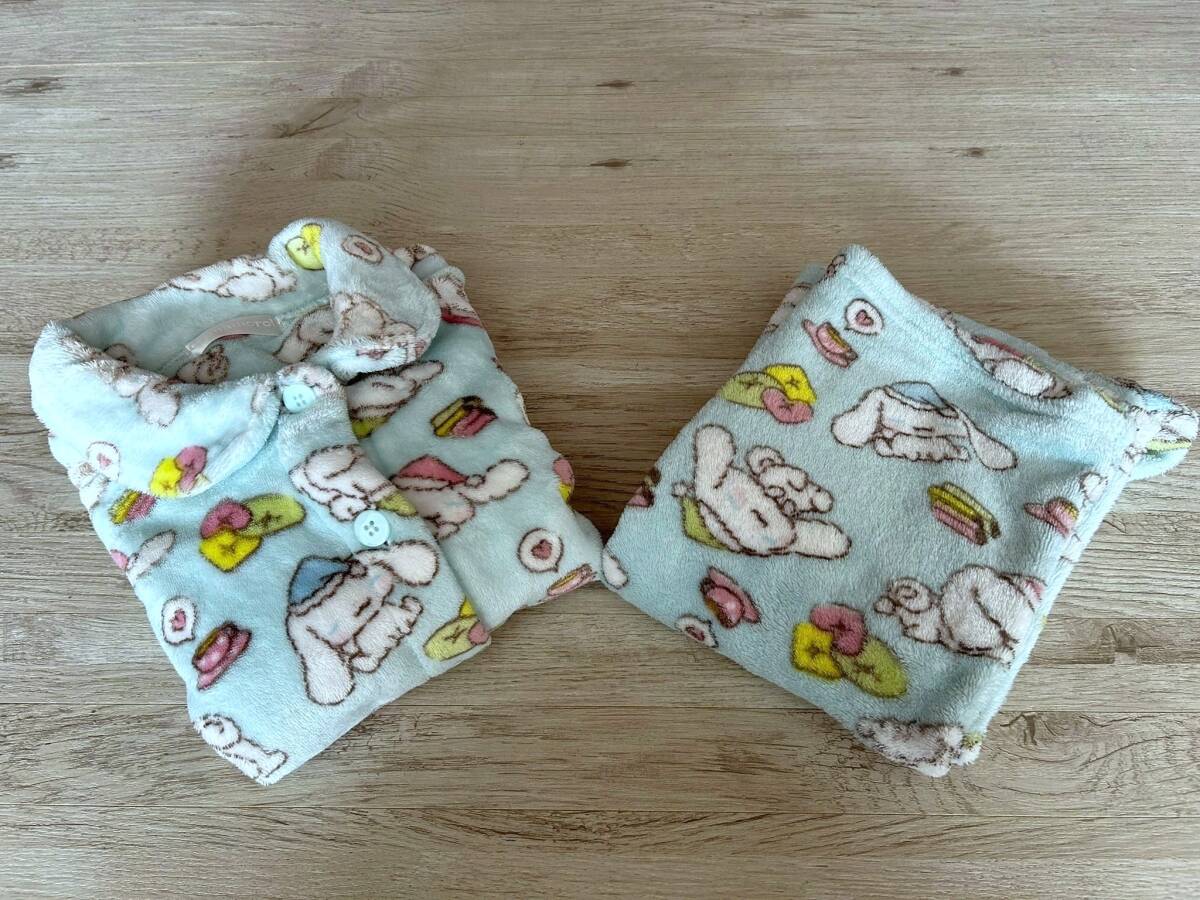 USED　サンリオ　シナモンロール　もこもこパジャマ　冬用パジャマ　１３０サイズ　120_画像7