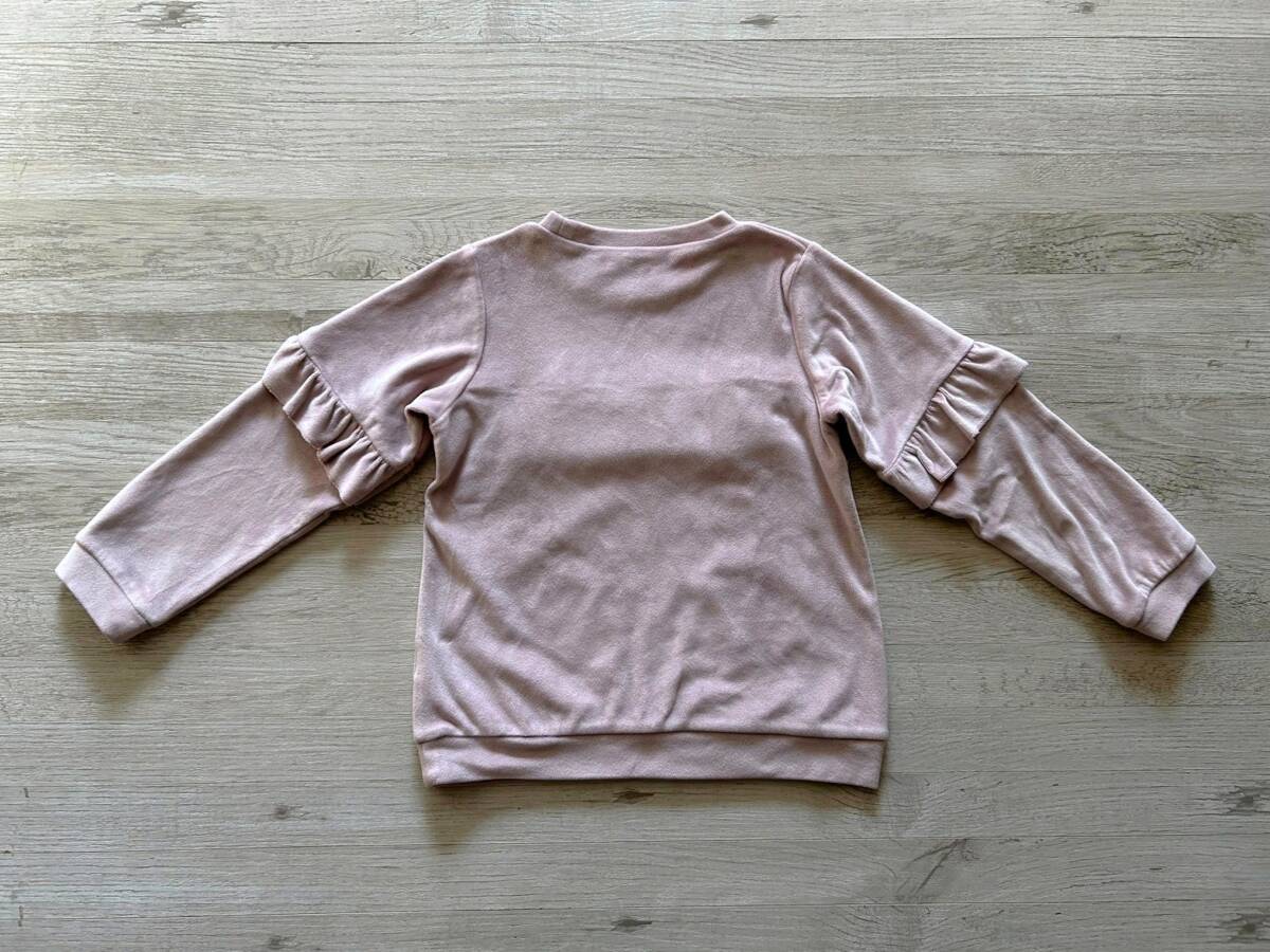 USED　la pochebiscuit　ラポシェビスキュイ　長袖カットソー　薄手　１２０サイズ　110_画像2