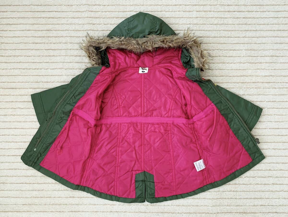 美品　F.O.インターナショナル　Boomy Roomy　ブーミールーミー　フード付きコート　９０サイズ　80_画像4