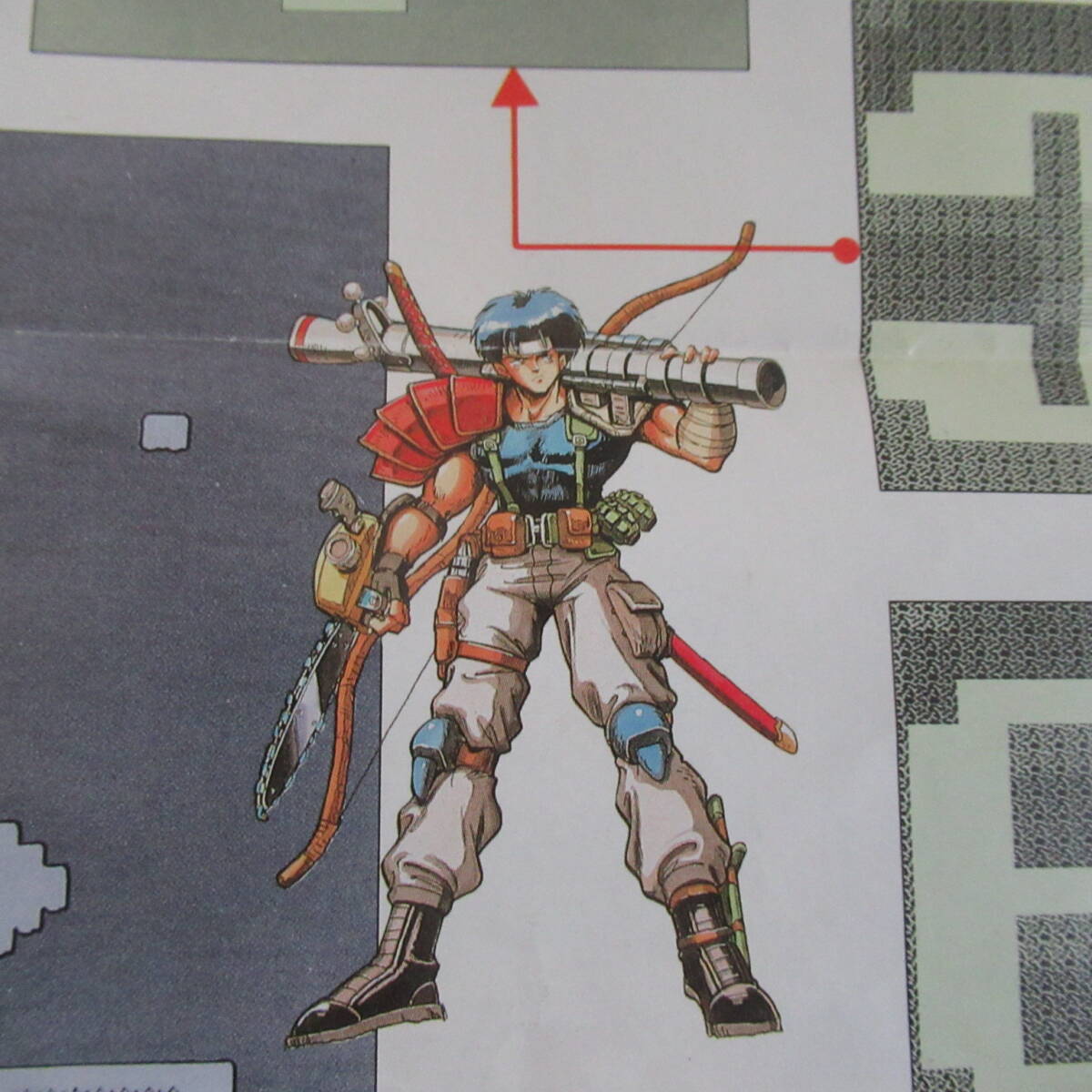 ★即決送込★ 魔界塔士Sa・Ga　魔界塔士サガ　階層世界攻略マップ ゲームボーイ ロールプレイング RPG_画像8