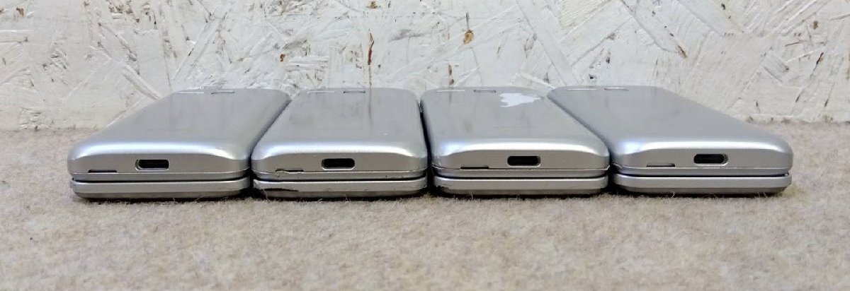 4台セット☆ 京セラ DIGNO ガラケー/ケータイ3 NP902KC 利用制限〇 折りたたみ type-C 防水/防塵/耐衝撃 携帯電話 Softbank_画像5