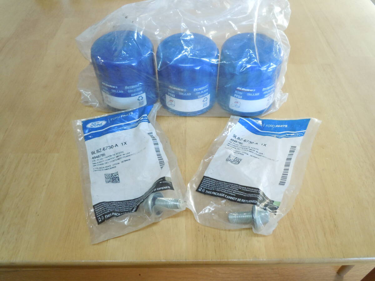 オイルフィルター〈ACDelco (ACデルコ) PF53〉＆ドレンボルトセット〈9L8Z-6730-A〉_画像1