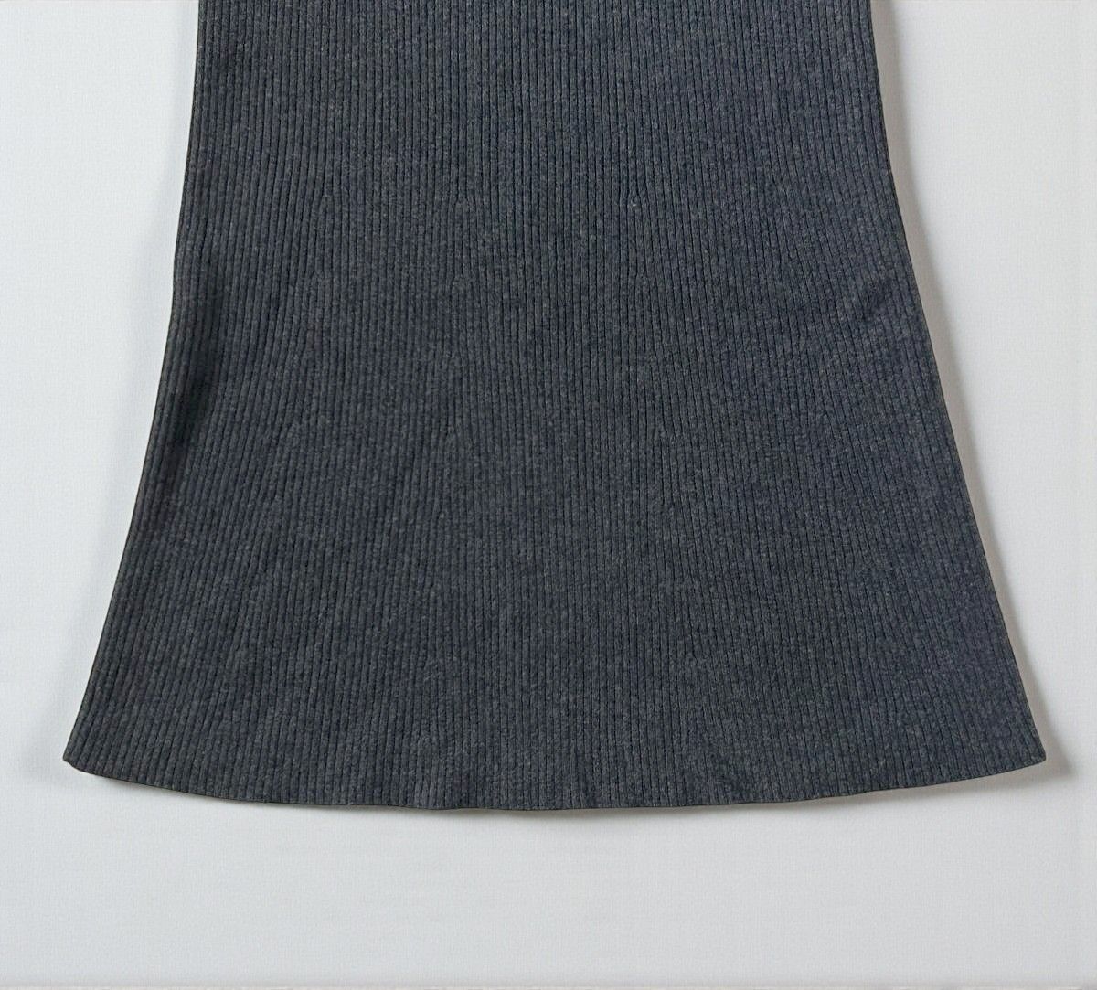 美品 26,400円 R’IAM Plage プラージュ カシミヤウール washable wool スカート 38 グレー系 ウォッシャブルウール_画像5