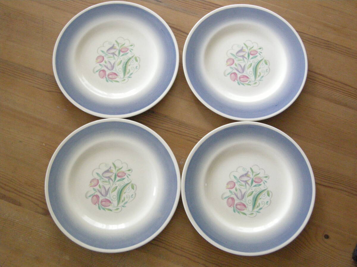 ヴィンテージ　イギリス　スージークーパードレスデンスプレイ　ケーキプレート_画像9