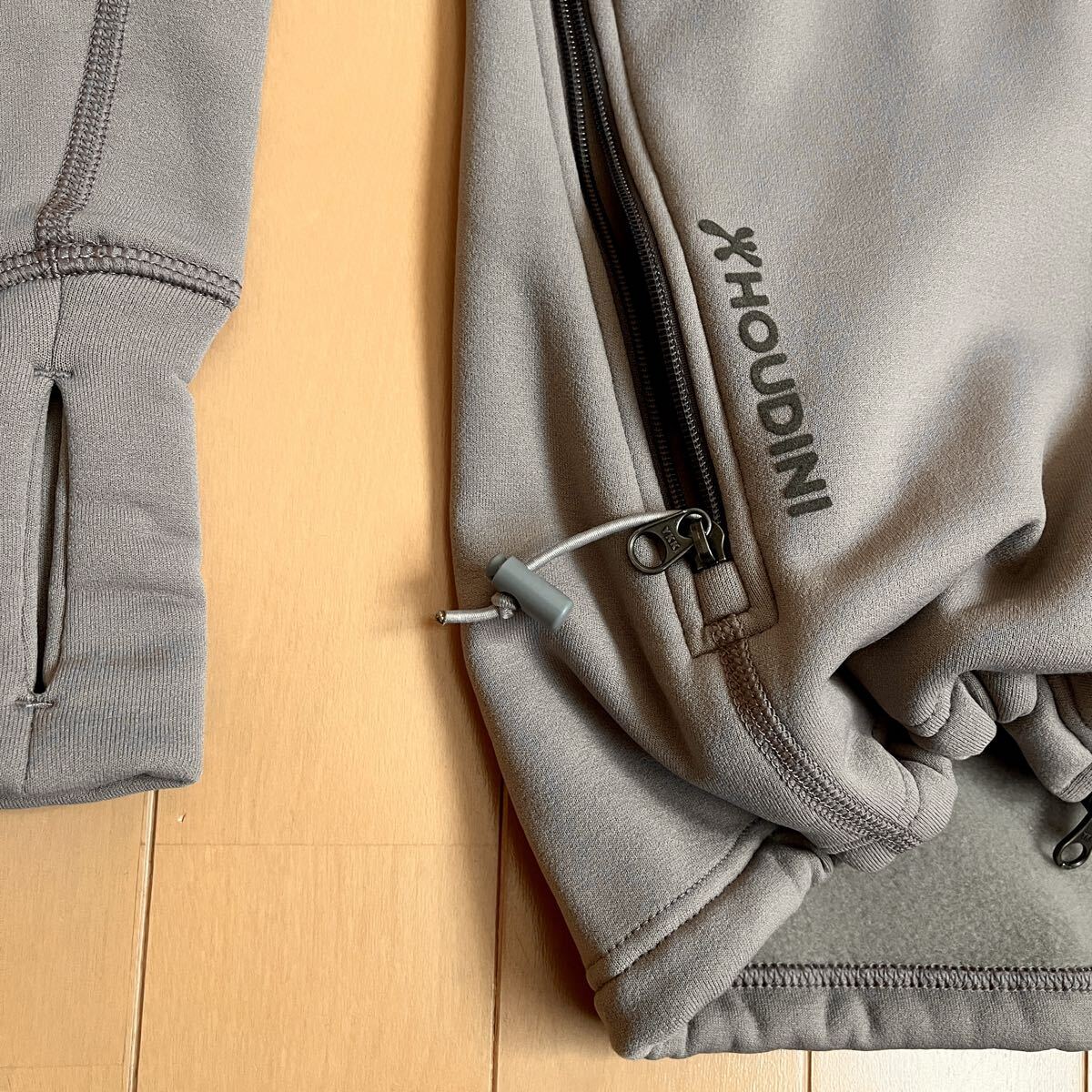 HOUDINI フーディニ M's Power Houdi メンズ Mサイズ パワー フーディ フリース フード ジャケット パーカー アウトドア 登山 キャンプ_画像6