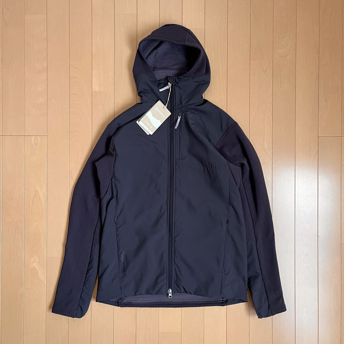 Houdini フーディニ M's Moonwalk Houdi ムーンウォーク フーディ フリース フード ジャケット パーカー アウトドア 登山 キャンプ 未使用_画像1